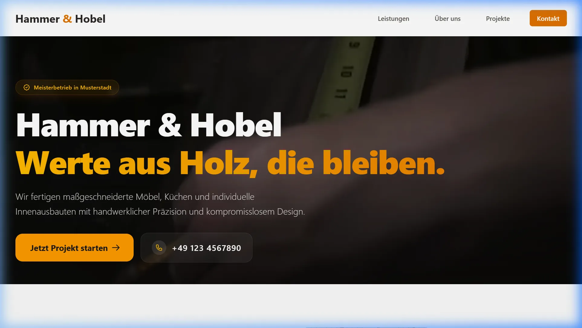 Screenshot von Hammer & Hobel